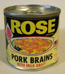 canned pig brains - Rose Wand Pork Brains With Milk Gray