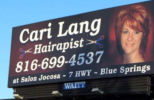 billboard - Cari Lang  8166994537 at Salon Jocosa 7 Hwy ~ Blue Springs Waitt