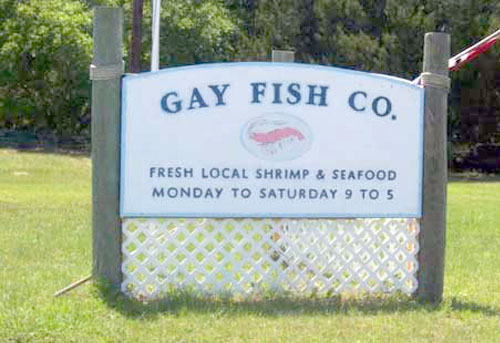 grass - Gay Fish Co Fresh Local Shrimp & Seafood Monday To Saturday 9 To 5