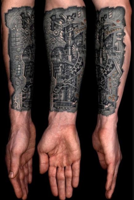 biomechanical tattoos