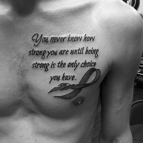 best tattoo quotes for guys - You never know how strong you are until being strong is the only choice you have.