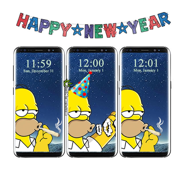 happy new year weed - Happy New Year Sun, December 31 Mon January 1 Mon, Jamary 1 Iw Weed Memes.com