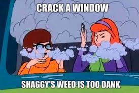 scooby doo weed meme - Crack A Window Shaggy'S Weed Is Too Dank