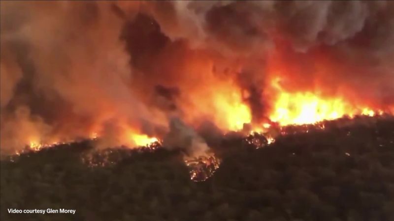 wildfire - Video courtesy Glen Morey