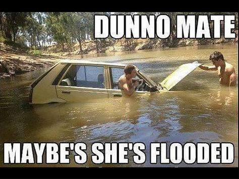 meanwhile in australia - Dunno Mate Maybe'S She'S Flooded