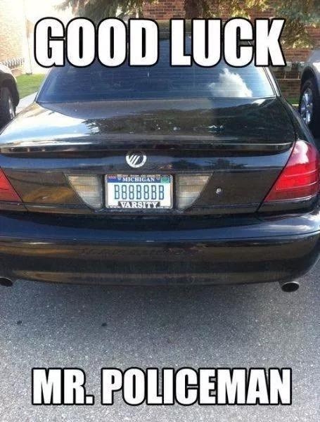 37 Witty License Plates Gallery