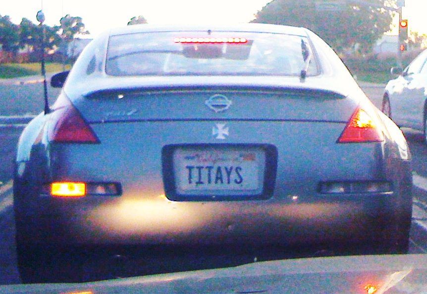 funny license plates - Titays