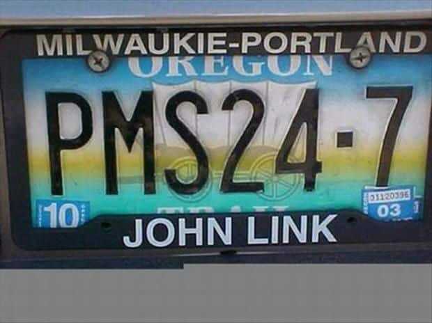 funny license plates - MilwaukiePortland PMS247 1120338 110 , 03 John Link