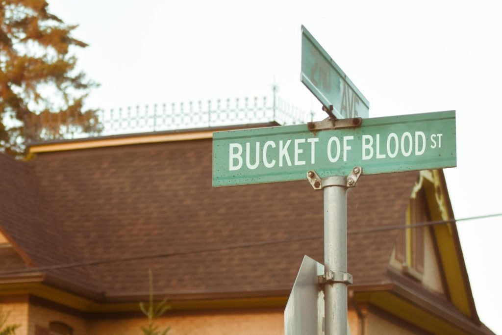 city funny state names - Bucket Of Blood St