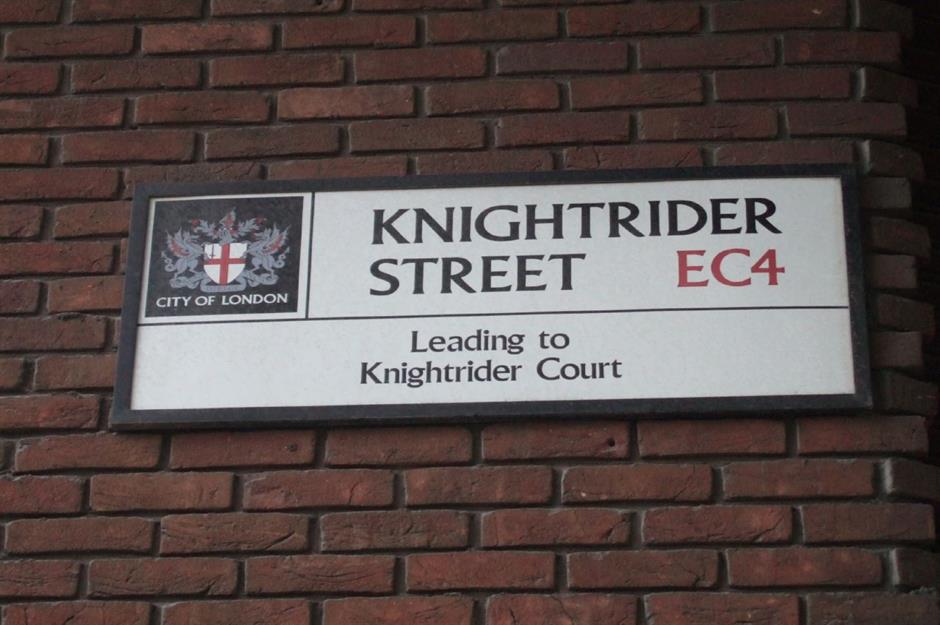 ec1 - Knightrider Street EC4 City Of London Leading to Knightrider Court
