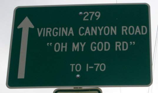 oh my god road - $279 Virgina Canyon Road "Oh My God Rd To 170