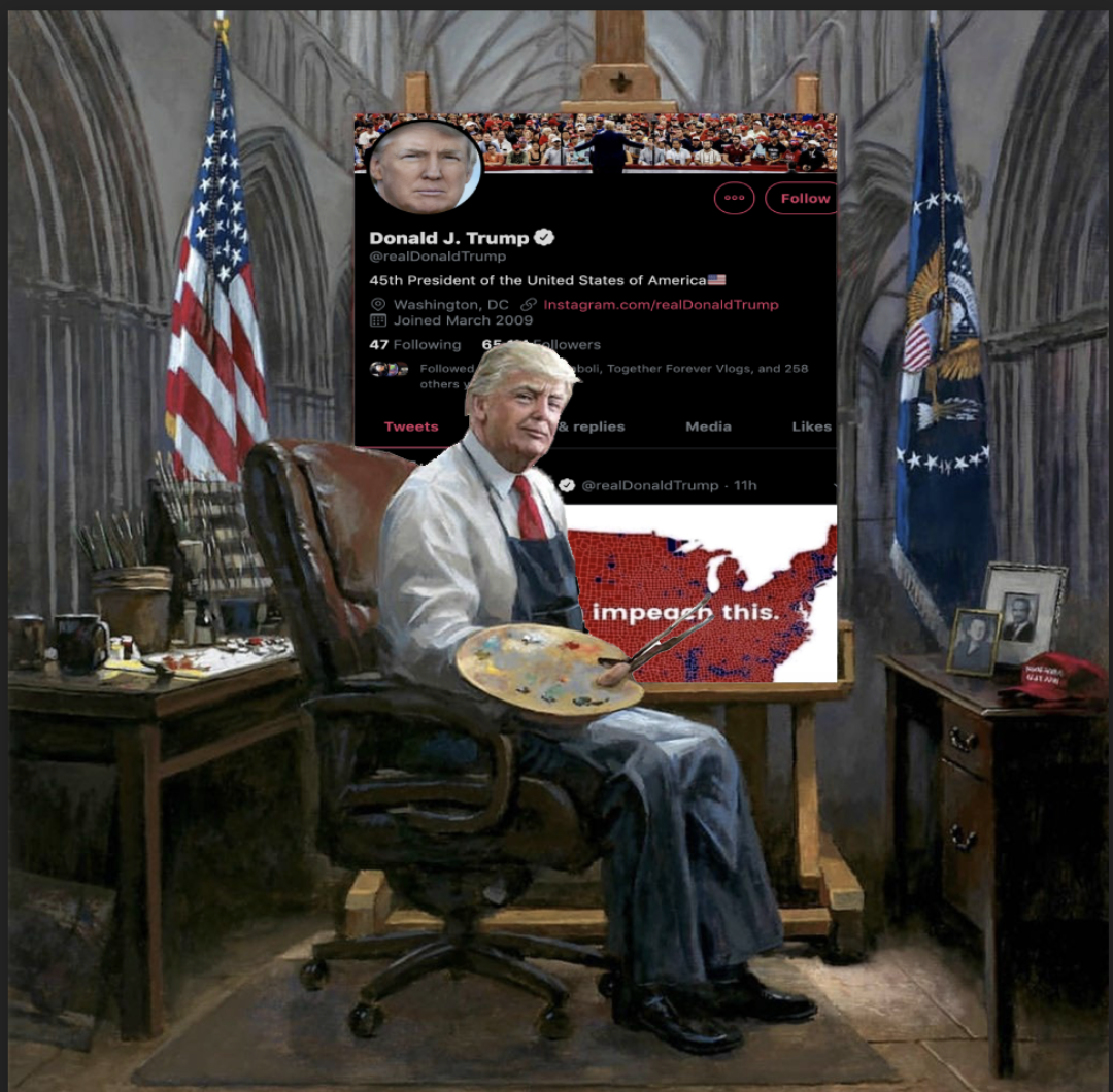 Trump's Presidential Painting- The Tweet