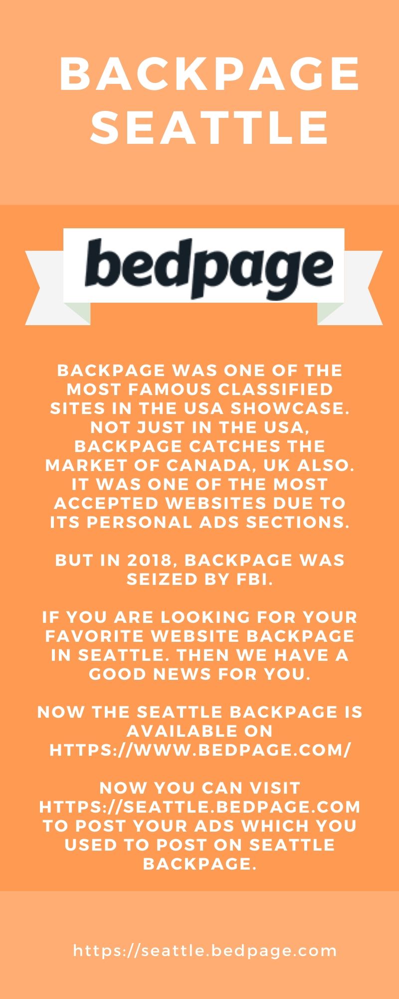 Then we have a good news for you.Now the Seattle backpage is available on h...