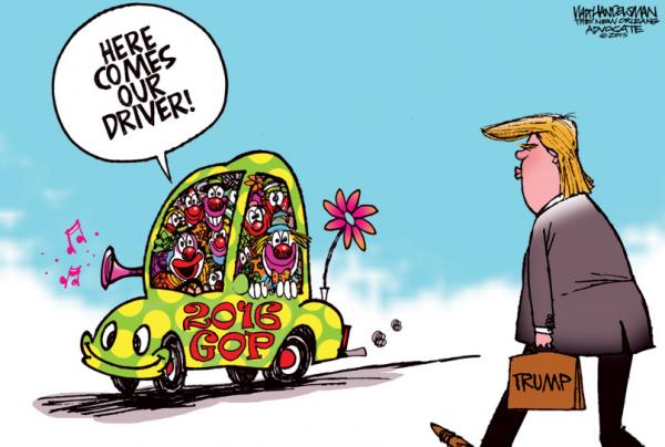 funny donald trump cartoons - Coere Our Driver! 2016 Coagopo Trump