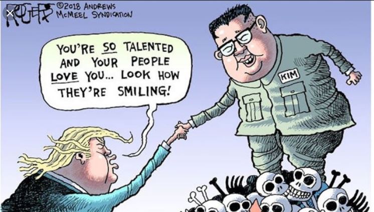 rob rogers cartoons - 2018 Andrews McMEEL Syndication Bro You'Re So Talented And Your People Love You... Look How They'Re Smiling!