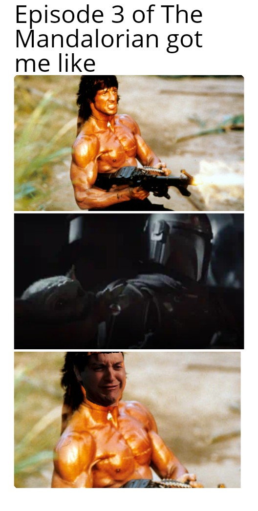 Just a meme from The Mandalorian