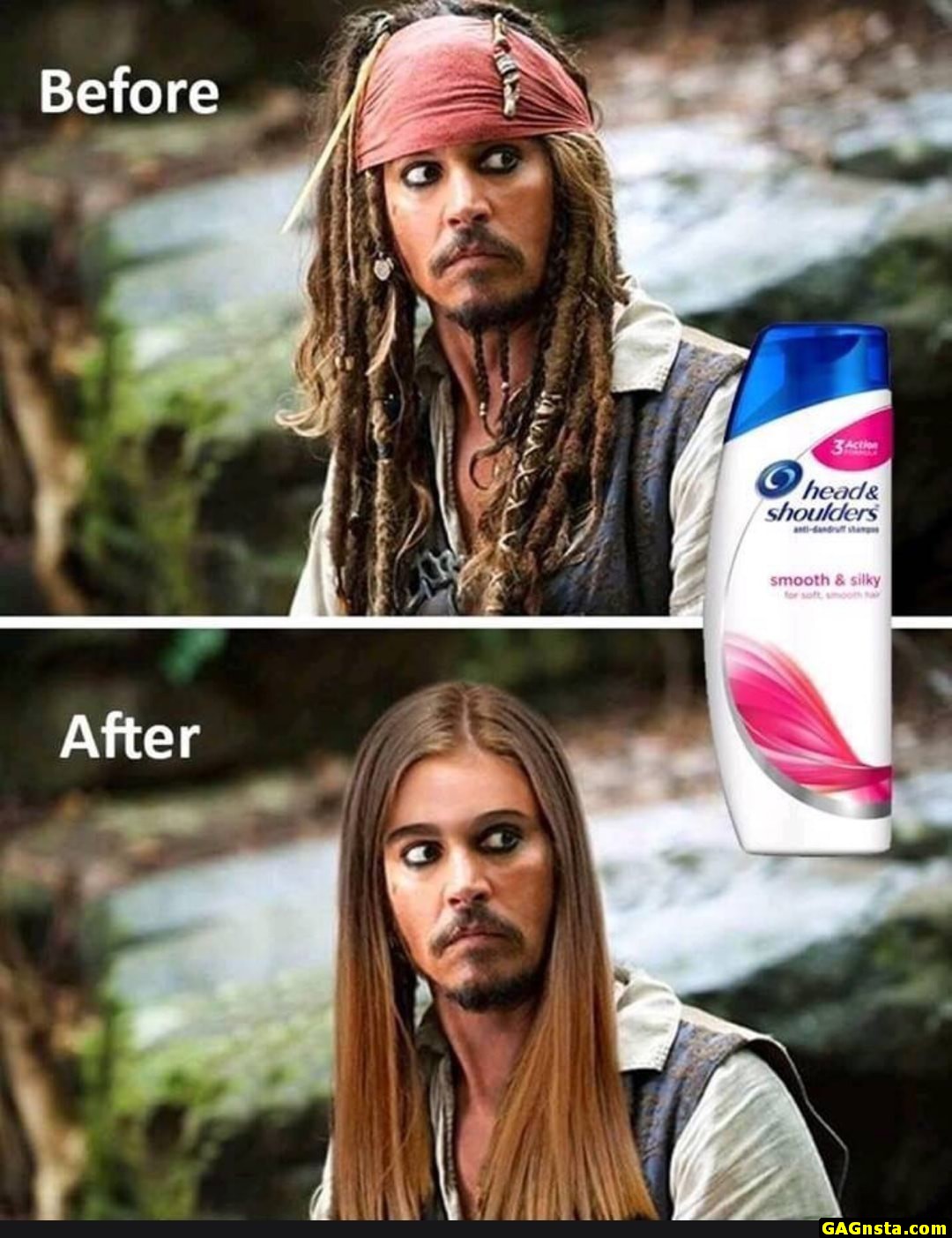 shampoo and shaving