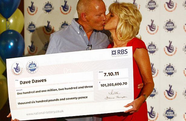 biggest lottery win uk - Rbs 7.10.11 Dave Dawes 101,203,600.70 Nlive Game Thompson One hundred and one million, two hundred and three thousand six hundred pounds and seventy pence lottery.co.uk