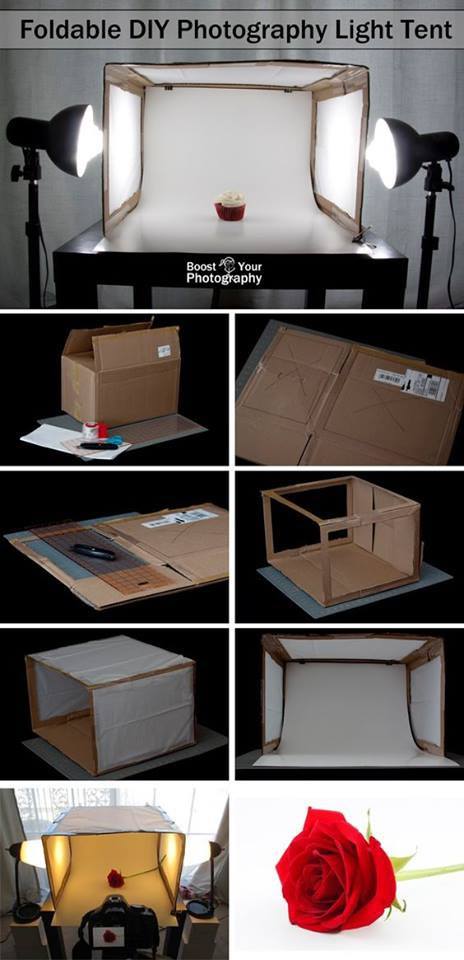 studio foto mini di rumah - Foldable Diy Photography Light Tent Boost Your Photography