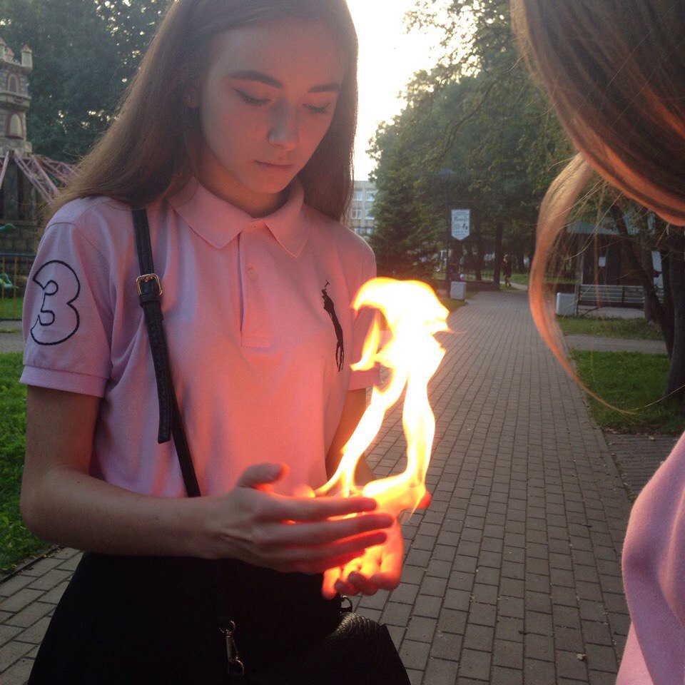 aesthetic girls fire