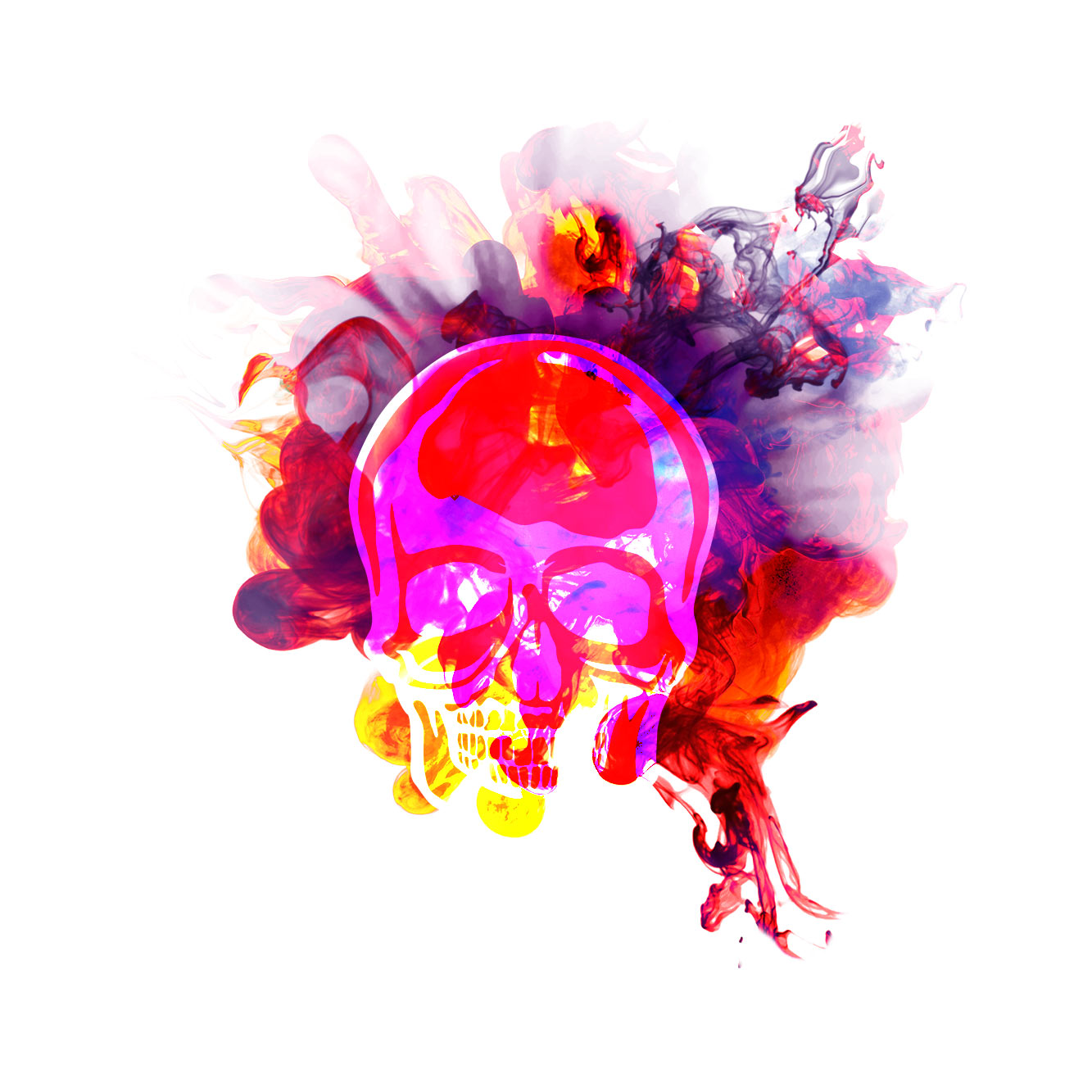 graphic design skull art