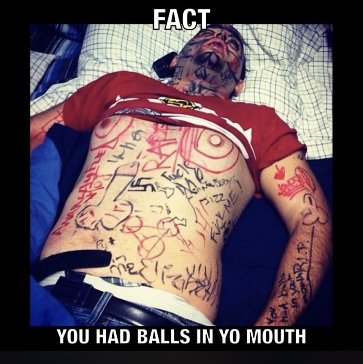 tattoo - Fact 31226 sity You Had Balls In Yo Mouth