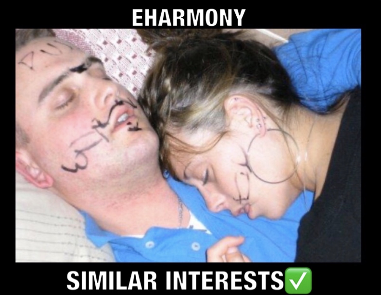 photo caption - Eharmony Similar Interests V