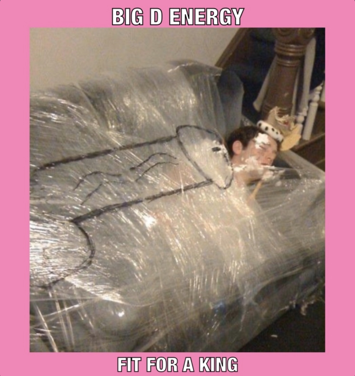 don t fall asleep at a party - Big D Energy Fit For A King