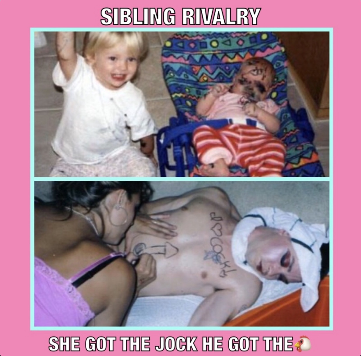 toddler - Sibling Rivalry lucoes She Got The Jock He Got The
