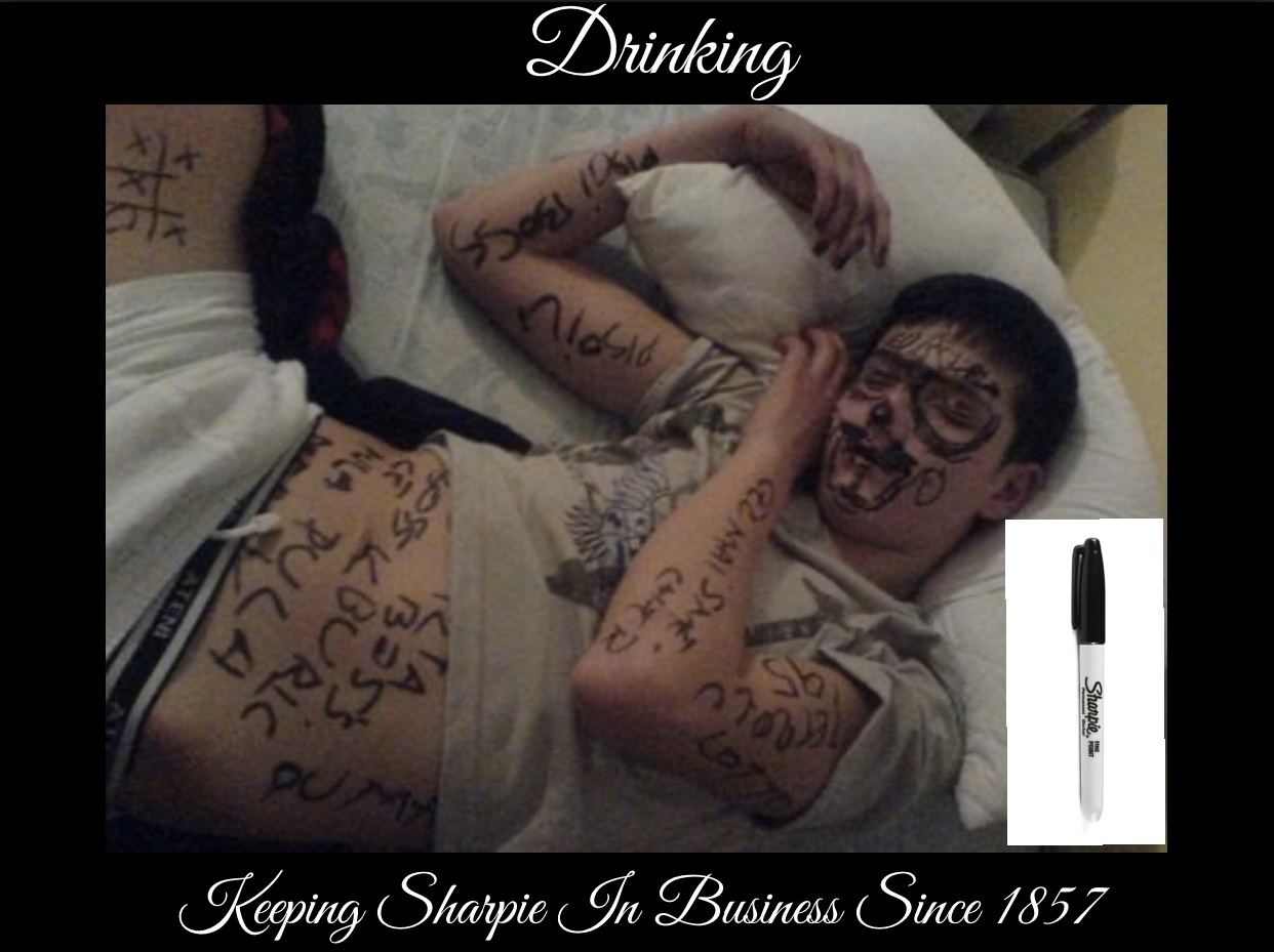 tattoo - Sharpie. Foto Cz Mais Drinking Keeping Sharpie In Business Since 1857