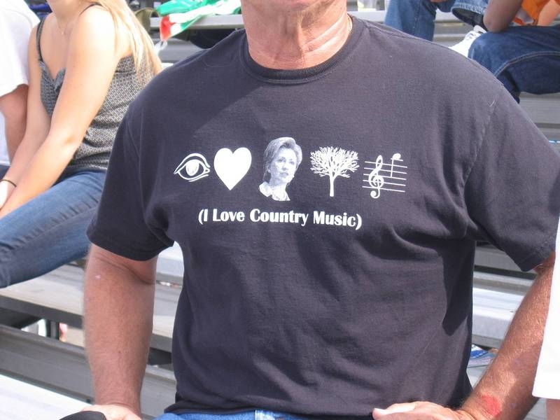 Hey, country music is very popular