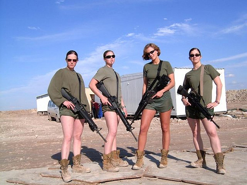 The Real sexy  Women of the Armed  Forces