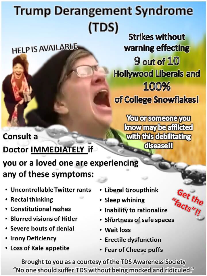 Do you suffer from Trump derangement syndrome (TDS)