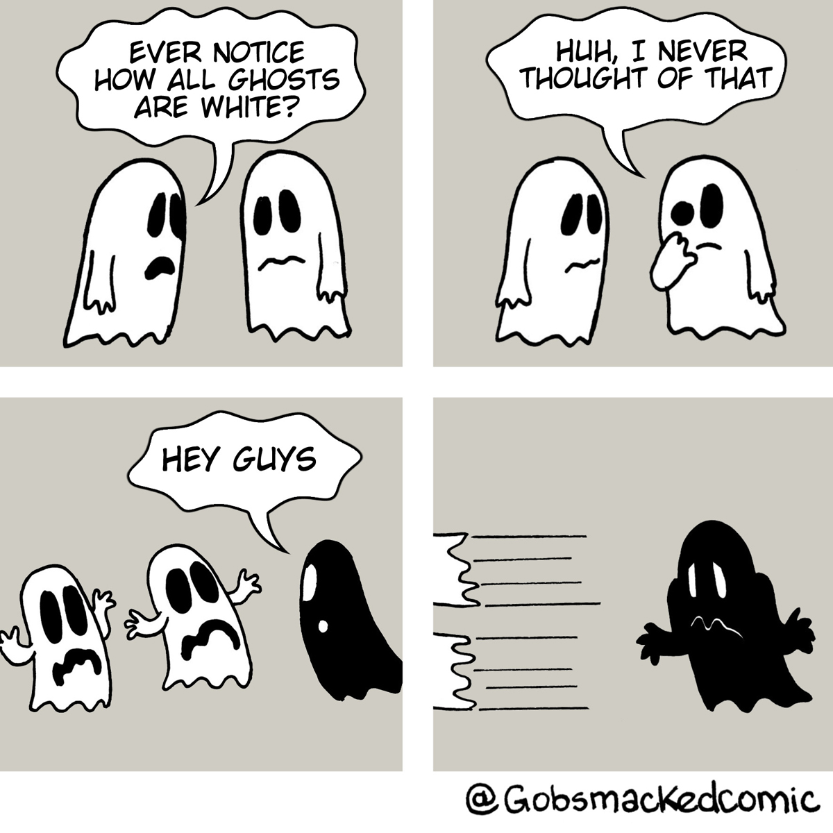 Are ghosts racist too?