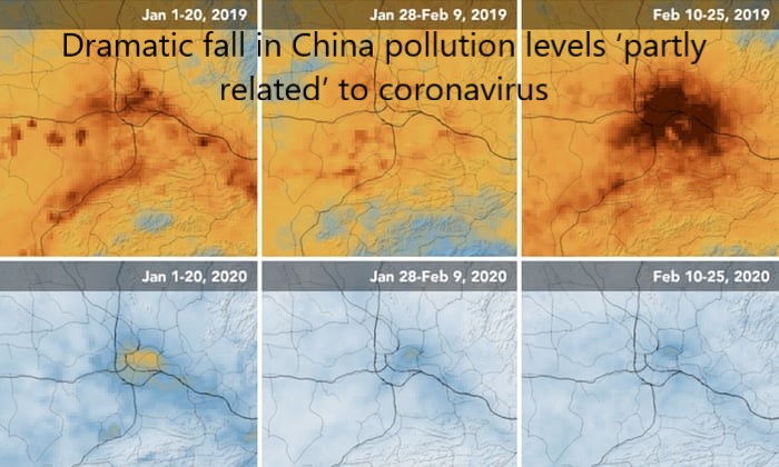 coronavirus satellite - Jan 120, 2019 Jan 28 Feb 1025, 2019 Dramatic fall in China pollution levels 'partly related to coronavirus Jan 120, 2020 Jan 28 Feb 1025, 2020