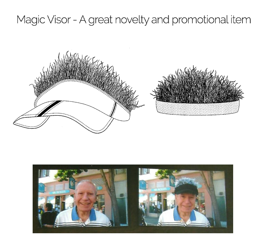 grass - Magic Visor A great novelty and promotional item