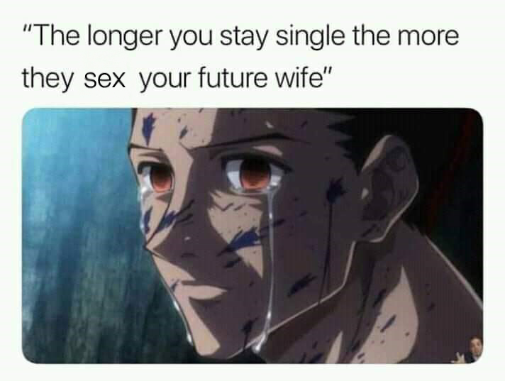 funny valentine's day memes - the longer you say single the more they sex your future wife
