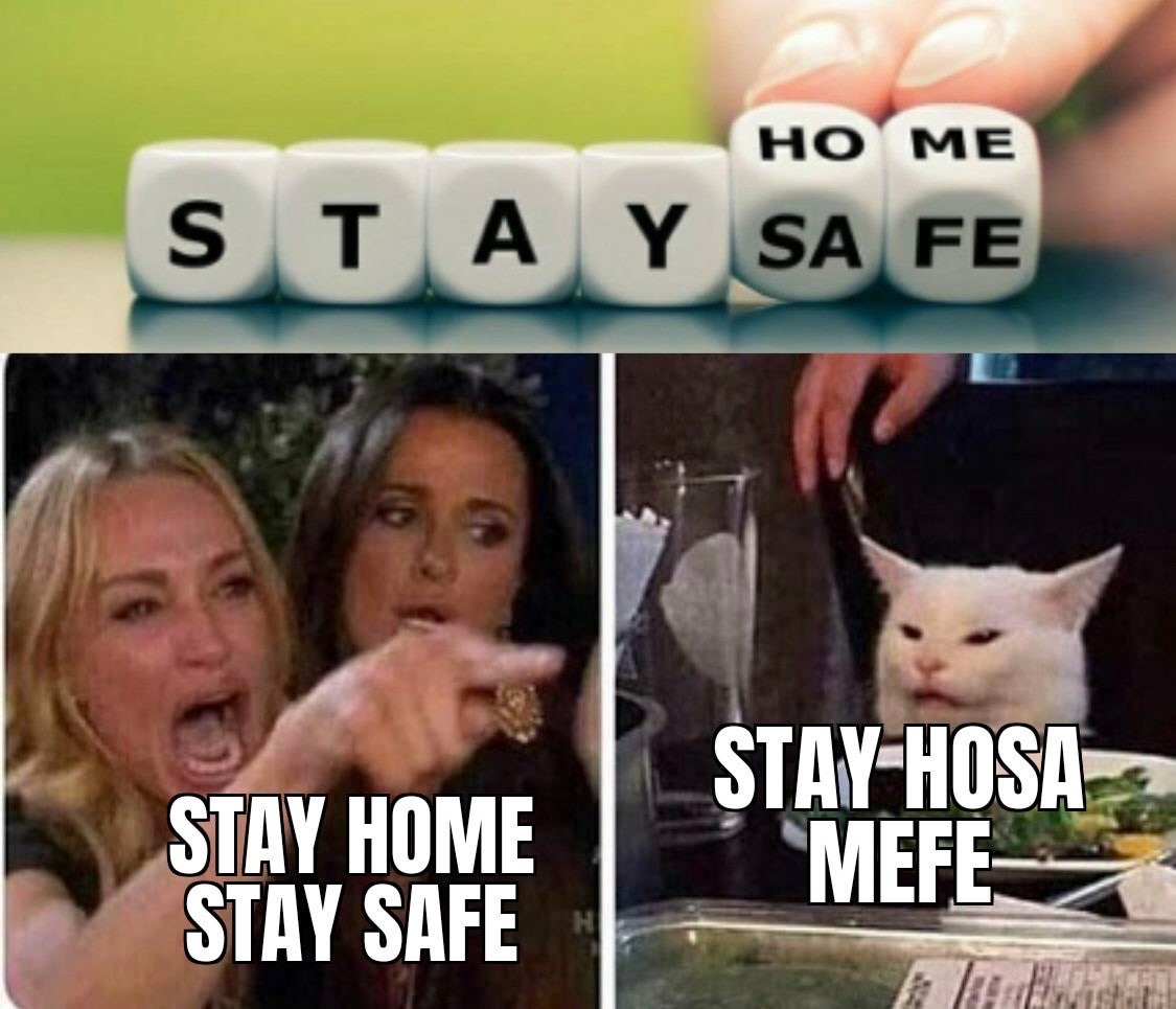 funny memes - cat and woman meme template - Ho Me S Ja Y Sa Fe Stay Home Stay Safe StayHosa Mefe