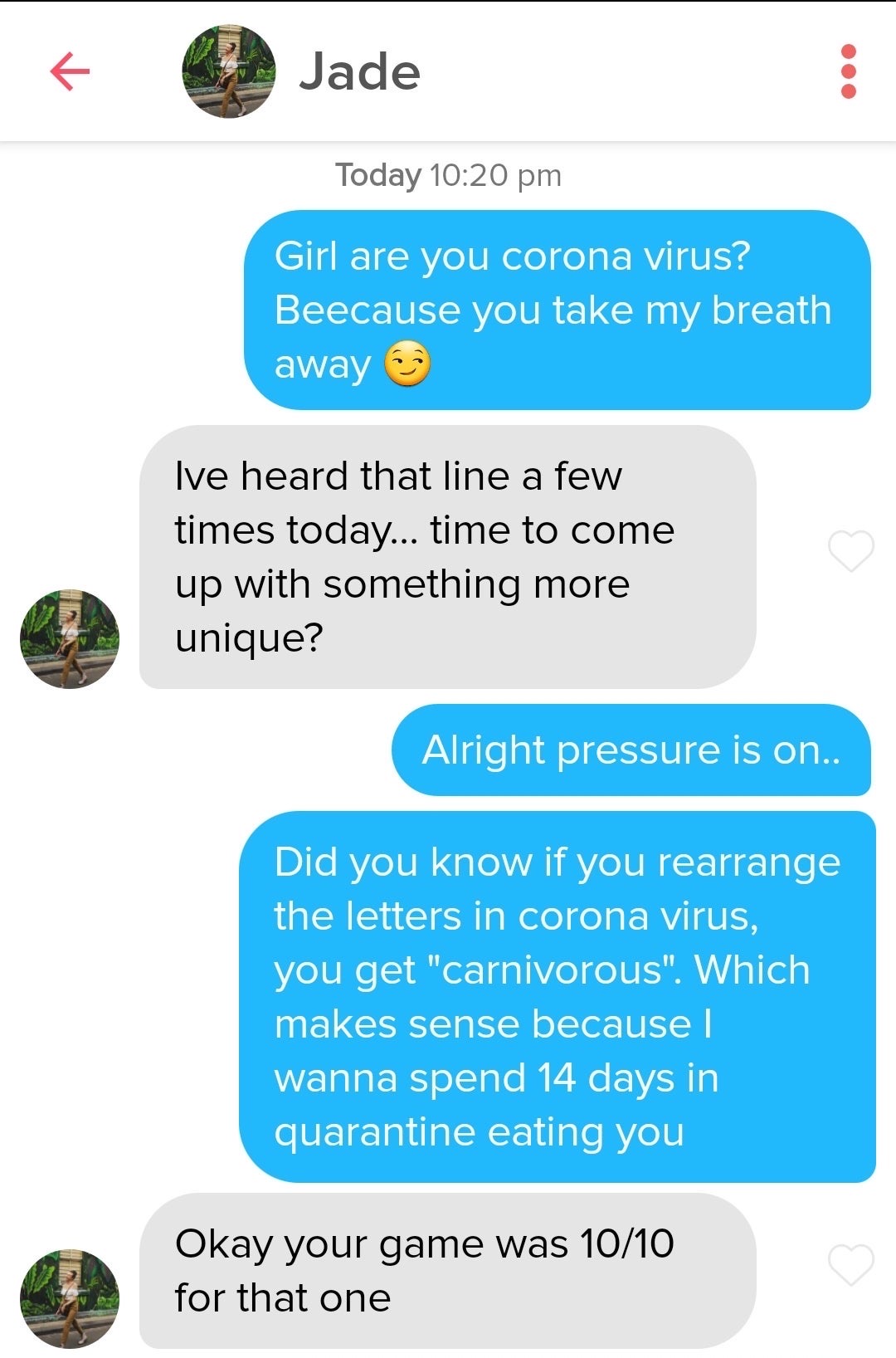 Tinder pick up lines to get laid