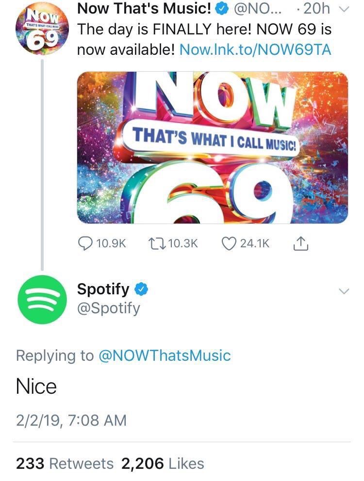 kidz bop 69 meme - Thats Wat Now That's Music! ....20hv The day is Finally here! Now 69 is now available! Now.lnk.toNOW69TA That'S What I Call Music! Q 22 Spotify Nice 2219, 233 2,206