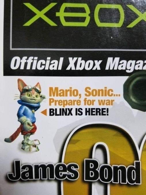 blinx the time sweeper mario - Xbo Official Xbox Maga Mario, Sonic... Prepare for war Blinx Is Here! James Bond