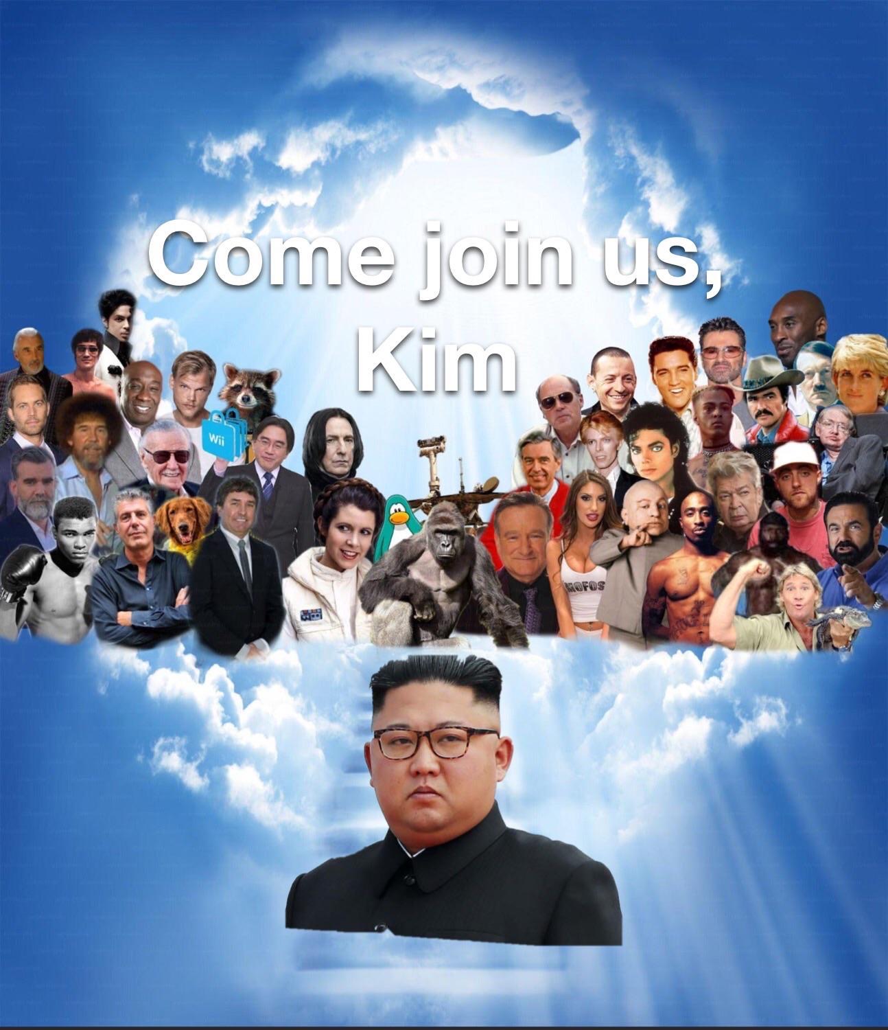 harambe heaven meme - Come join us, Wii Fo