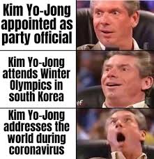 photo caption - Kim YoJong appointed as party official Kim YoJong attends Winter Olympics in south Korea Kim YoJong addresses the world during coronavirus