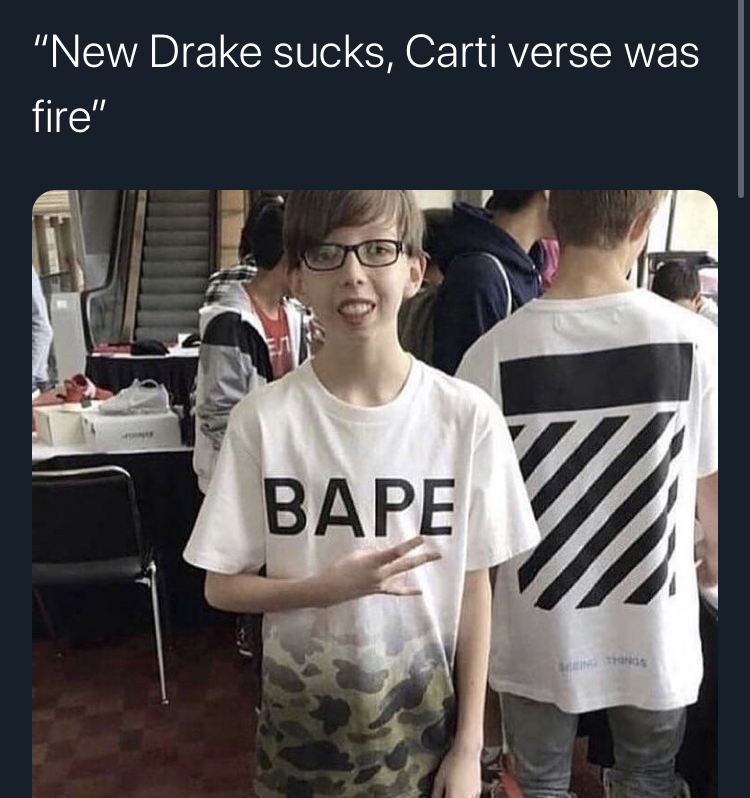 juice wrld pilot - "New Drake sucks, Carti verse was fire" Bape