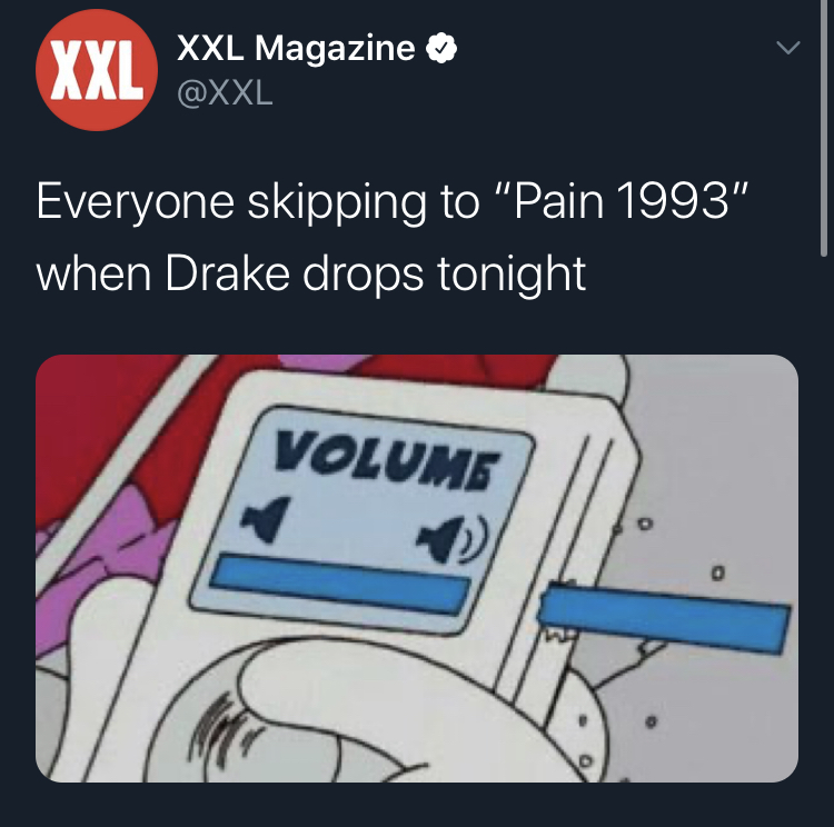 ideas wallpaper cartoon aesthetic - Xxl Magazine Everyone skipping to "Pain 1993" when Drake drops tonight Volume