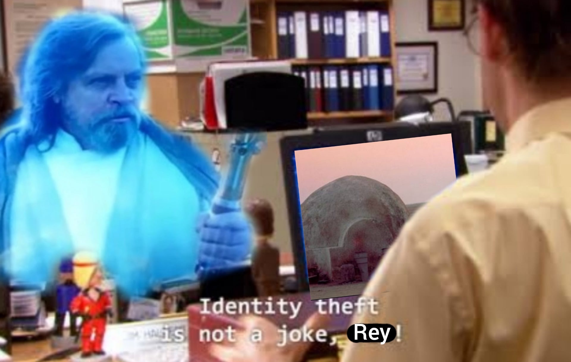 organ - Identity theft was not a joke, Rey!