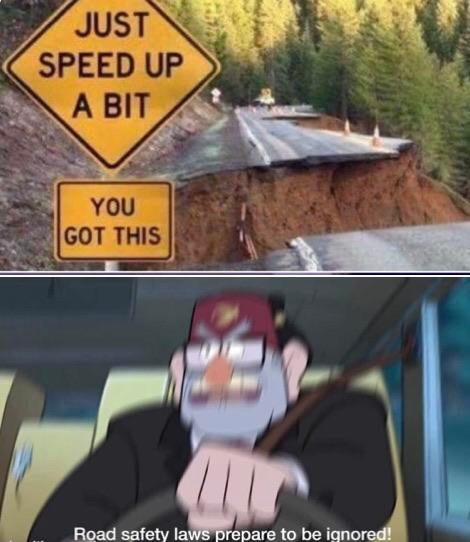 squidward community college - Just Speed Up A Bit You Got This Road safety laws prepare to be ignored!