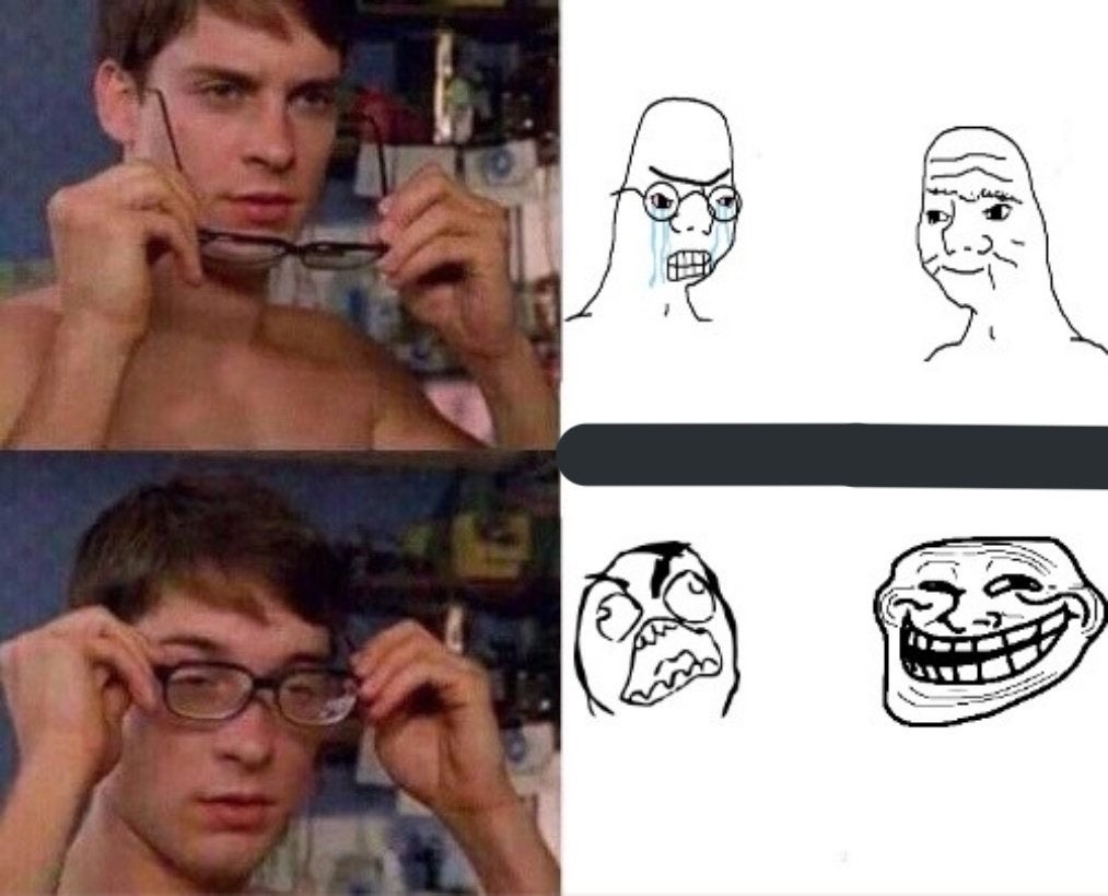 tobey maguire meme glasses