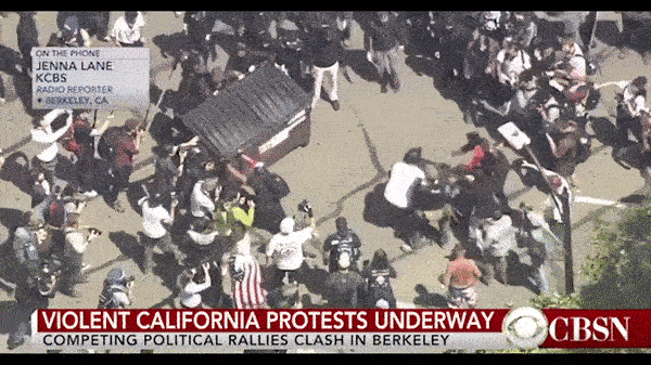 rob pinkston 2011 - On The Phone Jenna Lane Kcbs Radio Reporter Ley, Ca Violent California Protests Underway Otesis Undervalocbsn Competing Political Rallies Clash In Berkeley
