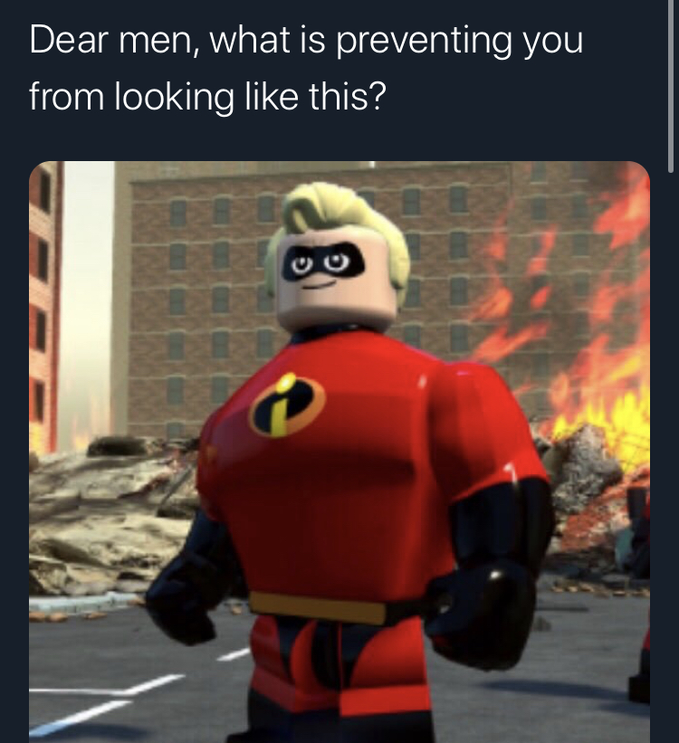 lego incredibles - Dear men, what is preventing you from looking this?